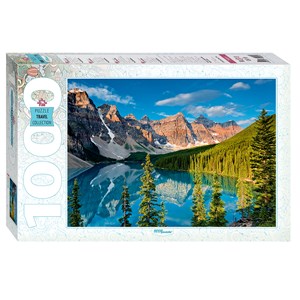 Step Puzzle (79099) - "Moraine Lake, Canada" - 1000 pièces