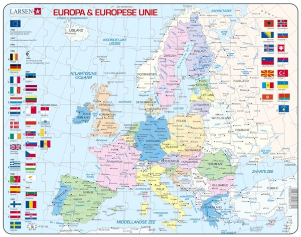Larsen (K63-NL) - "Europa & Europese Unie - NL" - 70 pièces