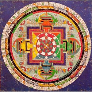 Puzzle Michele Wilson (A309-250) - "Art Tibétain, Mandala de Chakra" - 250 pièces