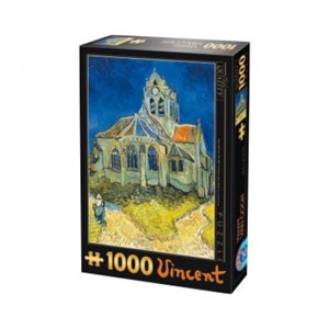 D-Toys (66916-VG10) - Vincent van Gogh: "L'Église d'Auvers-sur-Oise" - 1000 pièces