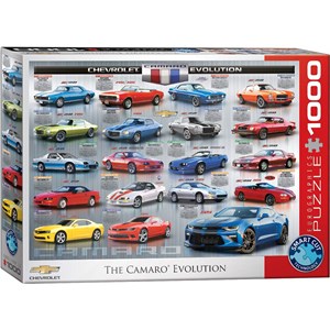 Eurographics (6000-0733) - "Chevrolet The Camaro Evolution" - 1000 pièces