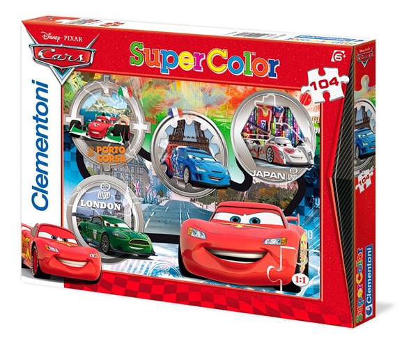 Clementoni (27857) - "Cars, Ready to Go" - 104 pièces