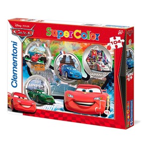 Clementoni (27857) - "Cars, Ready to Go" - 104 pièces