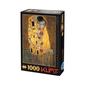 D-Toys (66923-KL01) - Gustav Klimt: "Le baiser" - 1000 pièces