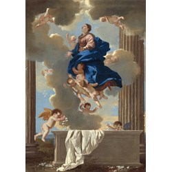 Grafika (01666) - Nicolas Poussin: "Assomption de la Vierge, 1630/1632" - 1000 pièces