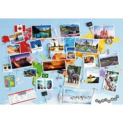 Ravensburger (19643) - "Voyage à Travers le Monde" - 1000 pièces