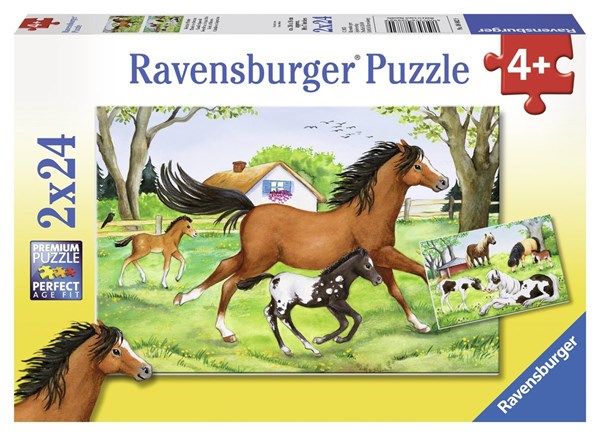 Ravensburger (08882) - "Le Monde du Cheval" - 24 pièces