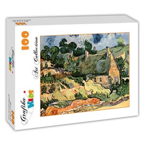 Grafika Kids (00009) - Vincent van Gogh: "Les chaumes de Cordeville, 1890" - 100 pièces