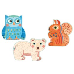 Djeco (07143) - "Dans la Forêt" - 9 12 16 pièces