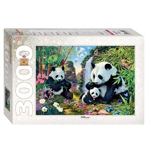 Step Puzzle (85011) - "Pandas" - 3000 pièces