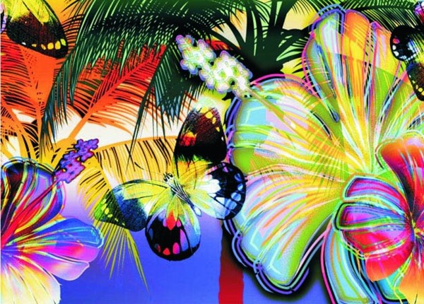 Gold Puzzle (60041) - "Papillons" - 1000 pièces