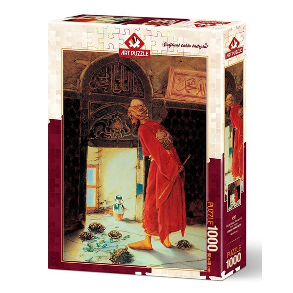 Art Puzzle (4452) - Osman Hamdi Bey: "Le Dresseur de Tortues" - 1000 pièces