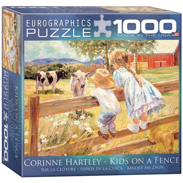 Eurographics (8000-0450) - Corinne Hartley: "Kids on a Fence" - 1000 pièces