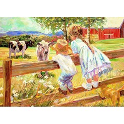 Eurographics (8000-0450) - Corinne Hartley: "Kids on a Fence" - 1000 pièces