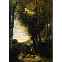Grafika (01943) - Jean-Baptiste-Camille Corot: "Saint Sebastian Succored by the Holy Women, 1874" - 1000 pièces