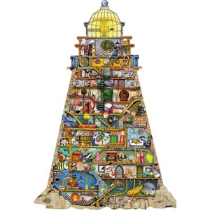 Ravensburger (16098) - Colin Thompson: "Phare Merveilleux" - 995 pièces