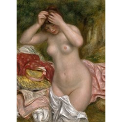 Grafika (01899) - Pierre-Auguste Renoir: "Baigneuse Arrangeant Ses Cheveux, 1893" - 300 pièces