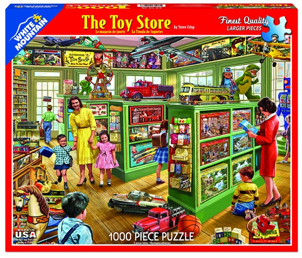 White Mountain (1152PZ) - Steve Crisp: "The Toy Store" - 1000 pièces