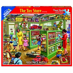 White Mountain (1152PZ) - Steve Crisp: "The Toy Store" - 1000 pièces