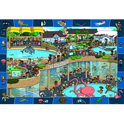 Eurographics (6100-0543) - "Aquarium Fou" - 100 pièces