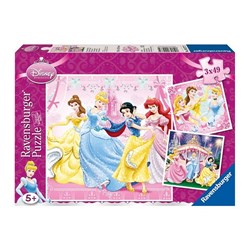 Ravensburger (09277) - "Blanche-Neige et ses amies" - 49 pièces