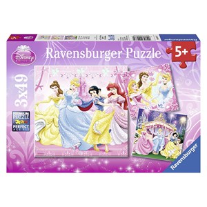 Ravensburger (09277) - "Blanche-Neige et ses amies" - 49 pièces