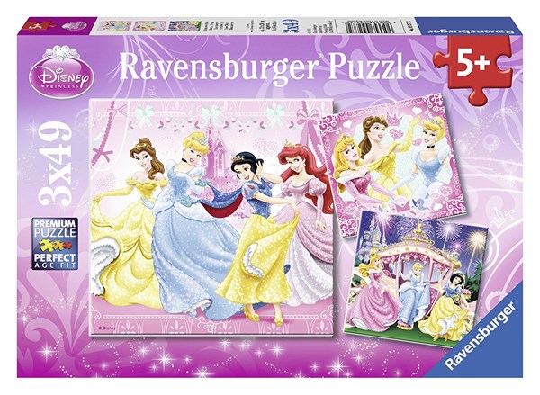 Ravensburger (09277) - "Blanche-Neige et ses amies" - 49 pièces