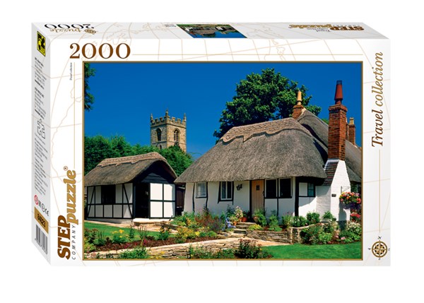 Step Puzzle (84023) - "Cottage in Welford-on-Avon" - 2000 pièces