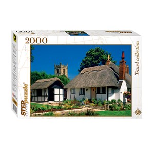 Step Puzzle (84023) - "Cottage in Welford-on-Avon" - 2000 pièces