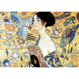 Puzzle Michele Wilson (W515-100) - Gustav Klimt: "La Dame à l'Eventail" - 100 pièces