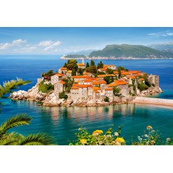 Castorland (C-200580) - "Sveti Stefan, Montenegro" - 2000 pièces