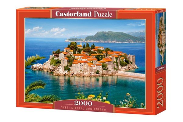 Castorland (C-200580) - "Sveti Stefan, Montenegro" - 2000 pièces