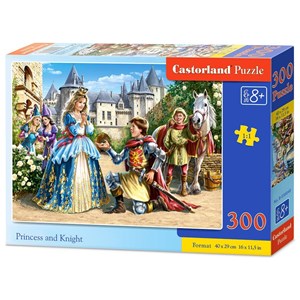 Castorland (B-030040) - "Princess and Knight" - 300 pièces