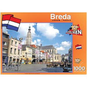 PuzzelMan (426) - "Pays Bas, Breda, Eglise Notre Dame" - 1000 pièces