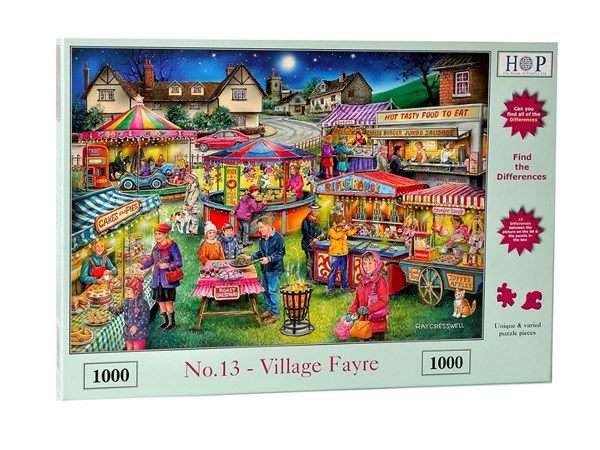 The House of Puzzles (4395) - "Village Fayre" - 1000 pièces