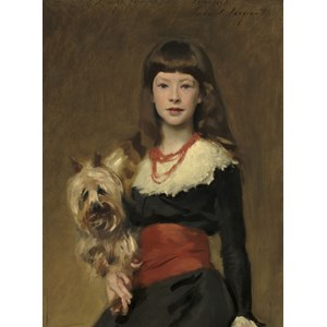 Grafika (02065) - John Singer Sargent: "Miss Beatrice Townsend, 1882" - 2000 pièces