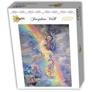 Grafika (T-00290) - Josephine Wall: "Iris, Keeper of the Rainbow" - 1500 pièces