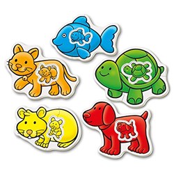 Educa (14864) - "Les animaux de compagnie" - 2 3 4 pièces