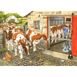 The House of Puzzles (2858) - "Dairy Maids" - 1000 pièces