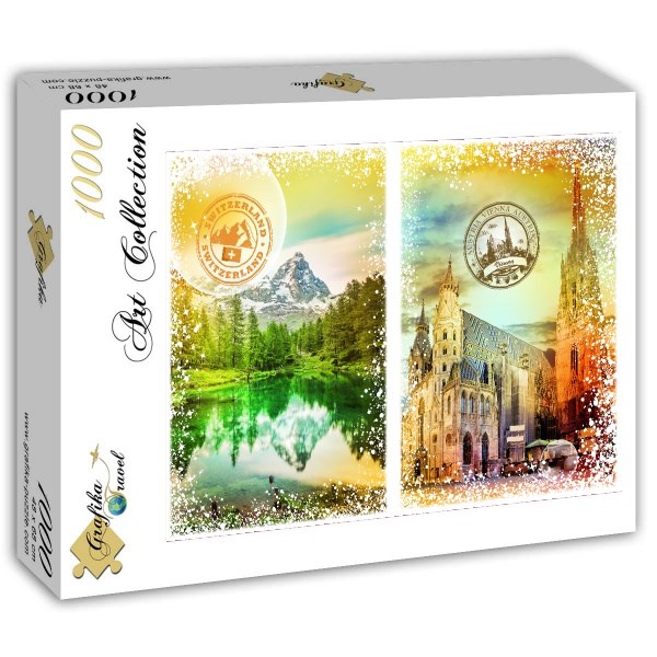 Grafika (T-00235) - "Autriche et Suisse" - 1000 pièces