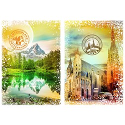 Grafika (T-00235) - "Autriche et Suisse" - 1000 pièces