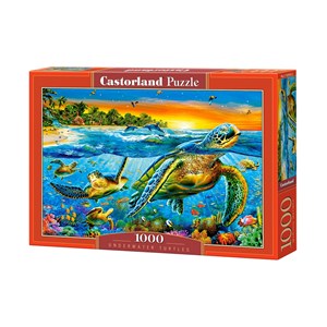Castorland (C-103652) - "Underwater Turtles" - 1000 pièces