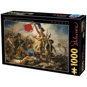 D-Toys (73808) - Eugene Delacroix: "La Liberté Guidant le Peuple" - 1000 pièces