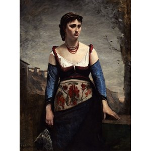 Grafika (01979) - Jean-Baptiste-Camille Corot: "Agostina, 1866" - 2000 pièces