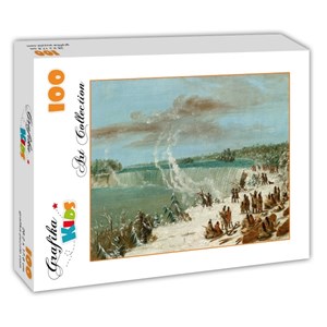 Grafika Kids (01504) - George Catlin: "Portage Autour des chutes de Niagara à Table Rock, 1847-1848" - 100 pièces