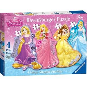 Ravensburger (07398) - "Disney Princess" - 10 12 14 16 pièces