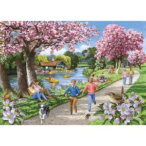 The House of Puzzles (4326) - "Apple Blossom Time" - 500 pièces