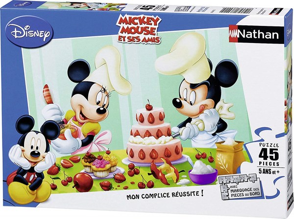 Nathan (86465) - "Mickey, Après-midi Pâtisserie" - 45 pièces