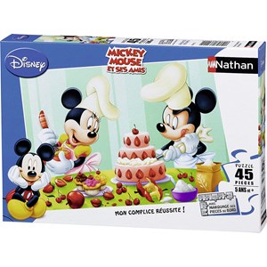 Nathan (86465) - "Mickey, Après-midi Pâtisserie" - 45 pièces