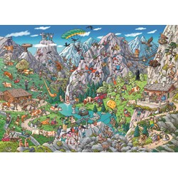 Heye (29680) - Birgit Tanck: "Alpine Fun" - 1000 pièces